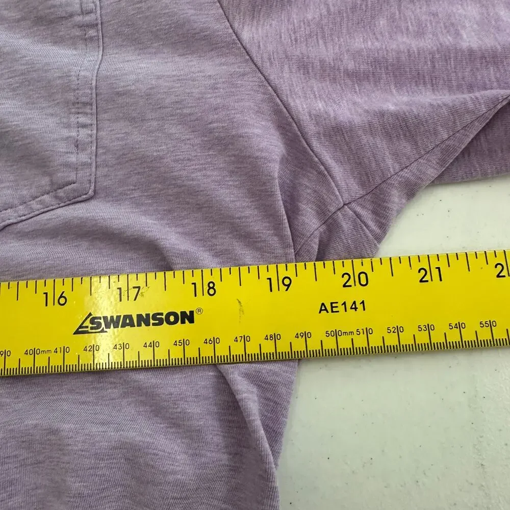 Johnny-o mens sz Medium polo shirt purple cotton preppy surf - Picture 6 of 7